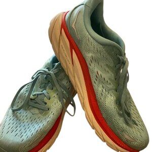 HOKA Running Shoes | Teal w/ Coral Accent | Women’s Size 10